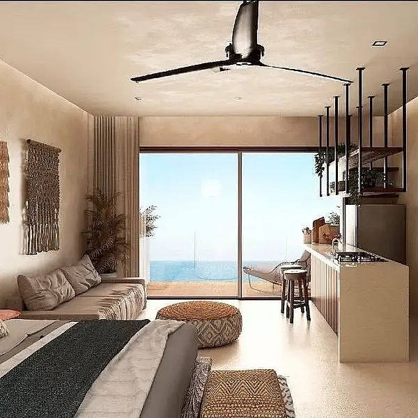 Departamento en venta, en Puerto Morelos, Quintana Roo.