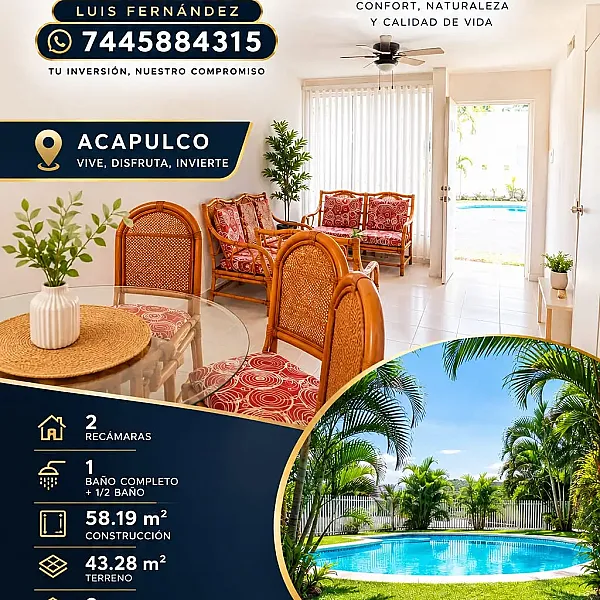 CASA EN VENTA ZONA DIAMANTE ACAPULCO